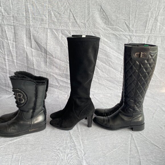 🇮🇹 Made in Italy - Baldinini Leather Suede Fur Lined boots - Picture 17 of 17